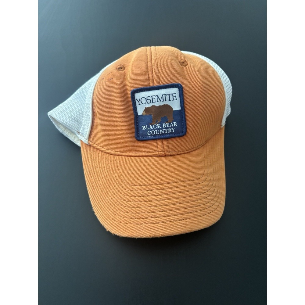 Yosemite National Park Black Bear Country Logo Patch Hat SnapBack OSFM